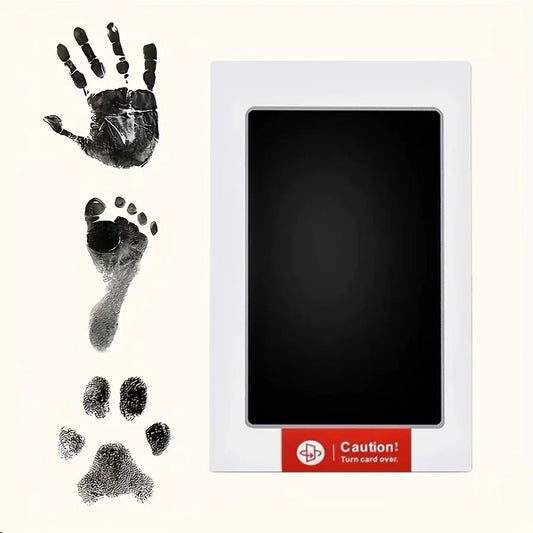 Safe, Non-Toxic, No Mess Pawprint Inkpad for Lasting Memories